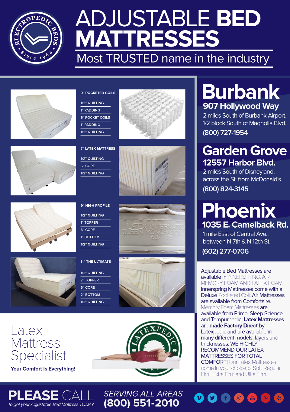 Phoenix organic mattress