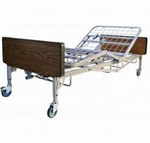 Orange Electric Hospital Bed