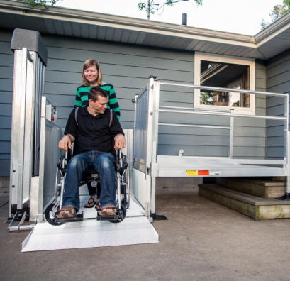 Phoenix 
 az wheelchair elevator vertical platform vpl are porch lifts for mobile home pl50 mac